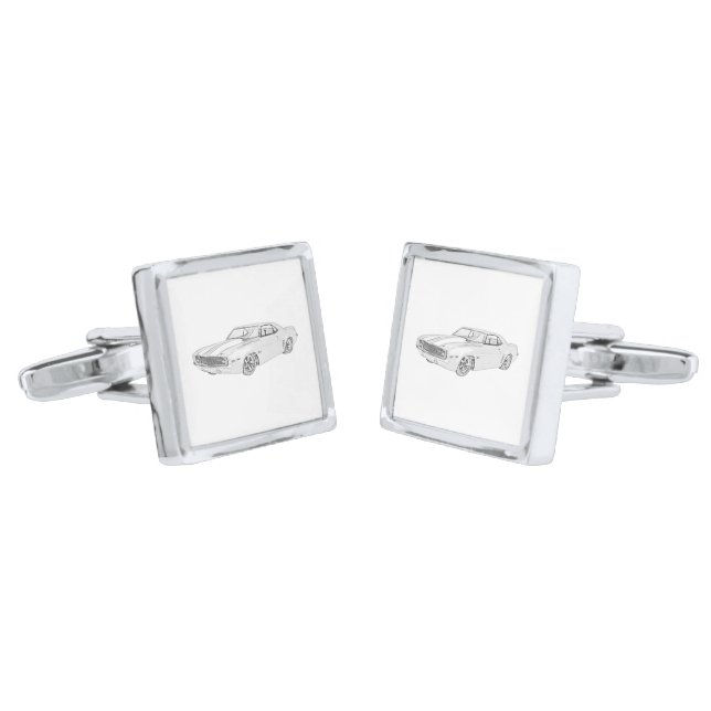 1969 Chevy Camaro Cufflinks (Angled)