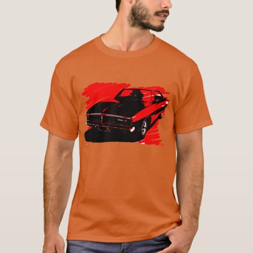 1969 Dodge Charger Car Tshirt