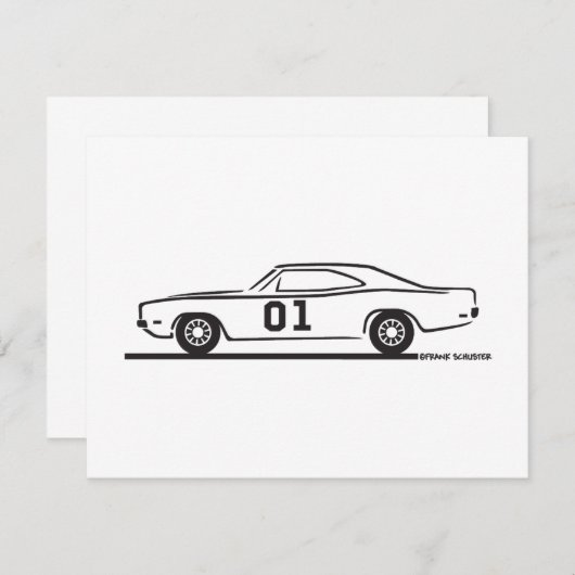 1969 Dodge Charger General Lee (Front/Back)