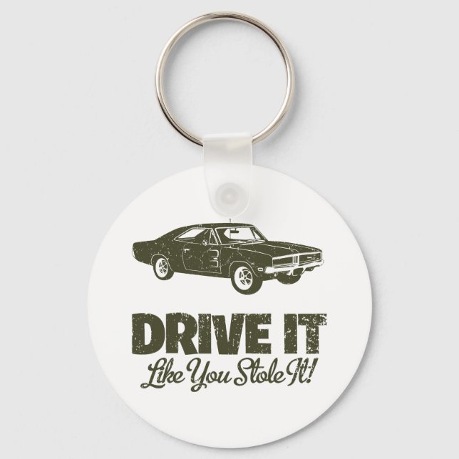 1969 Dodge Charger R/T SE Keychain (Front)