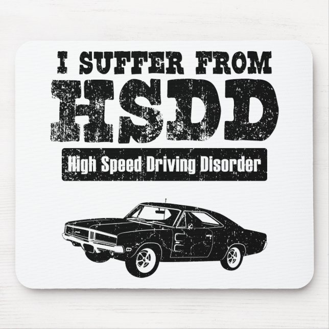 1969 Dodge Charger R/T SE Mouse Pad (Front)