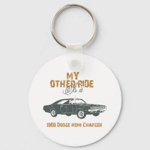 1969 Dodge Hemi Charger Keychain