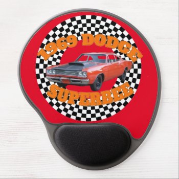 1969 Dodge Superbee Mouse Pad. Gel Mouse Pad by interstellaryeller at Zazzle