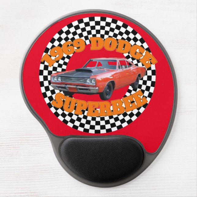 1969 Dodge Superbee Mouse Pad. Gel Mouse Pad (Front)