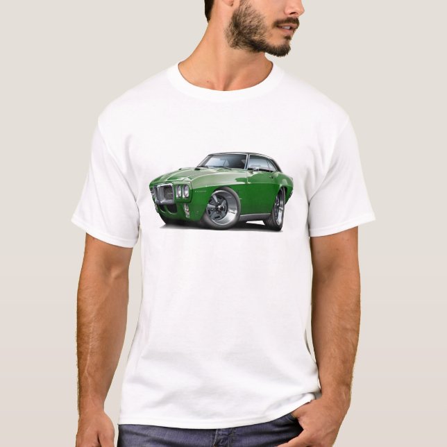 1969 Firebird Dark Green-Black Top Car (Front)
