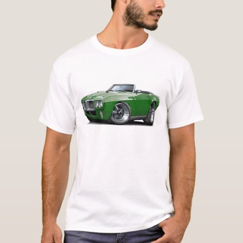 1969 Firebird Dark Green Convertible T_Shirt