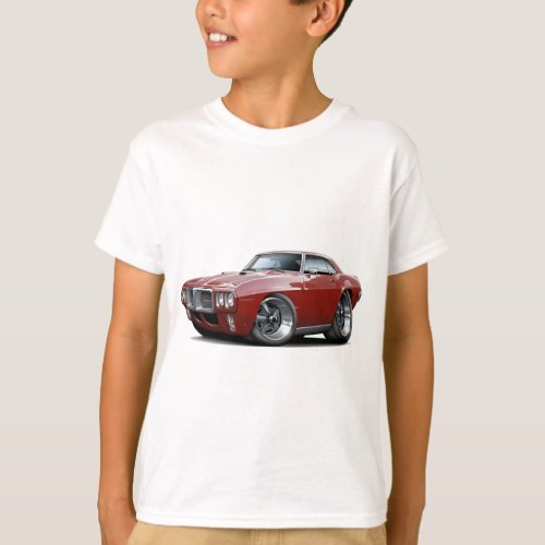 1969 Firebird Maroon Car T-Shirt