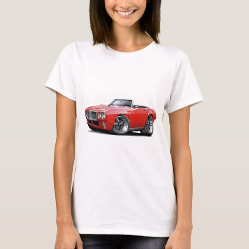 1969 Firebird Red Convertible T-Shirt