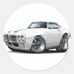 1969 Firebird Trans Am Classic Round Sticker