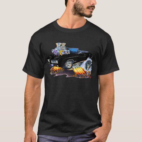 1969 GTO Black Convertible T_Shirt