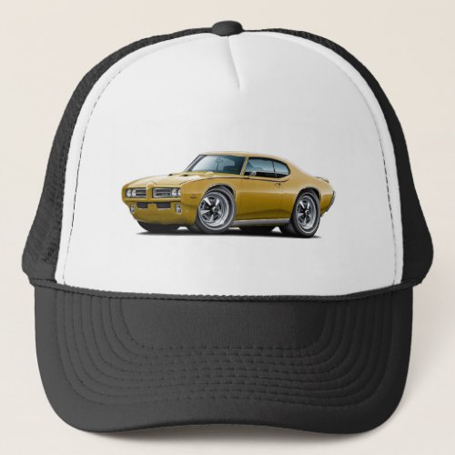 1969 GTO Judge Gold Car Trucker Hat