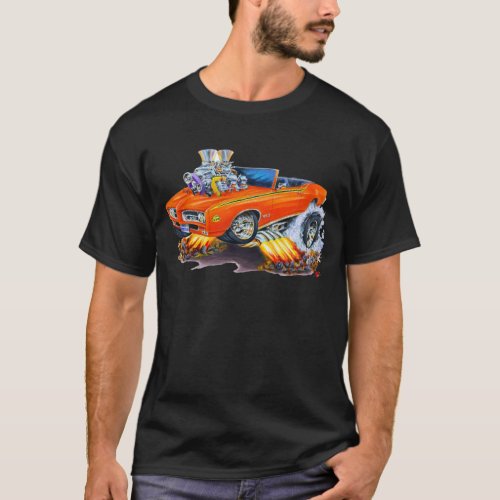 1969 GTO Judge Orange Convertible T_Shirt