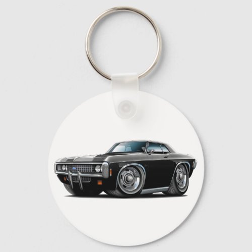 1969 Impala Black Car Keychain