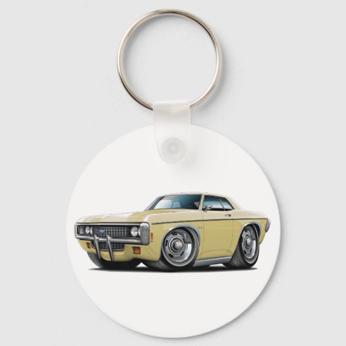 1969 Impala Tan Car Keychain