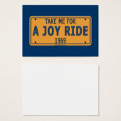 1969 Joy Ride Car (Front & Back)