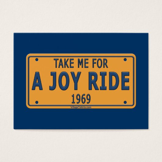 1969 Joy Ride Car (Front)