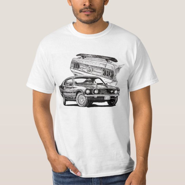1969 Mach 1 classic muscle car  T-Shirt (Front)