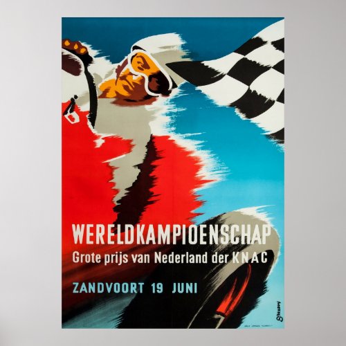 1969 Monaco grand prix Poster