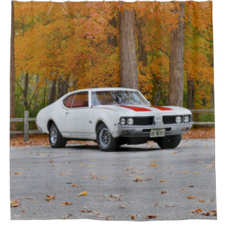 1969 Olds 442 Shower Curtain
