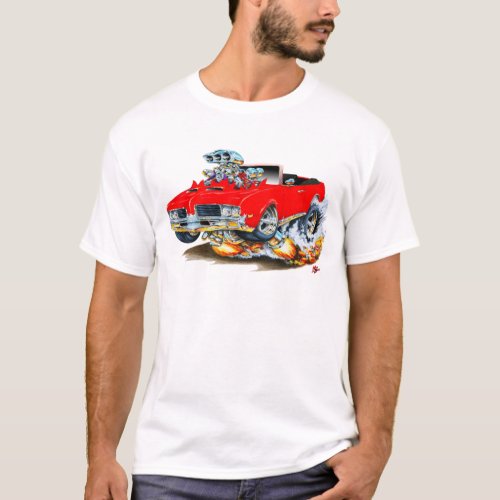 1969 Olds Cutlass Red Convertible T-Shirt