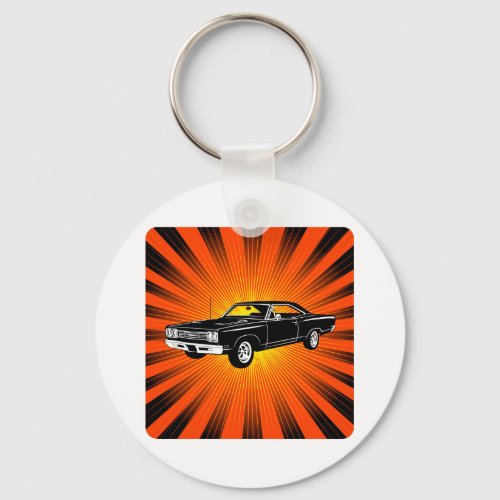 1969 Plymouth Road Runner Keychain