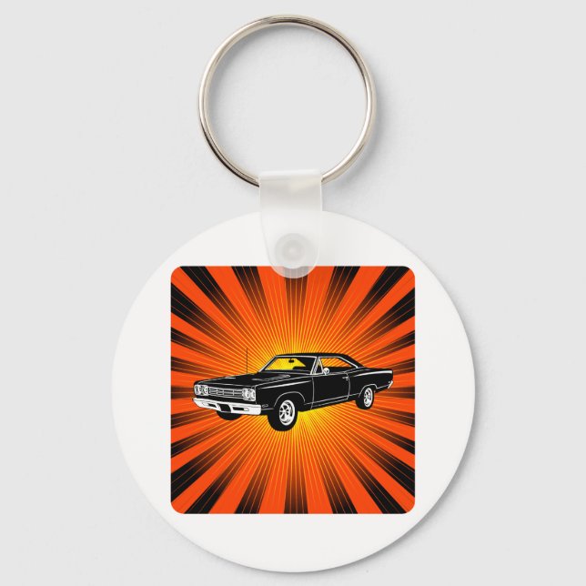 1969 Plymouth Road Runner Keychain (Front)