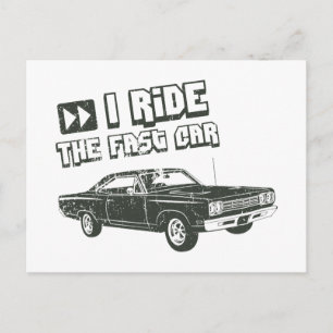 1969 Plymouth Road Runner Postcard