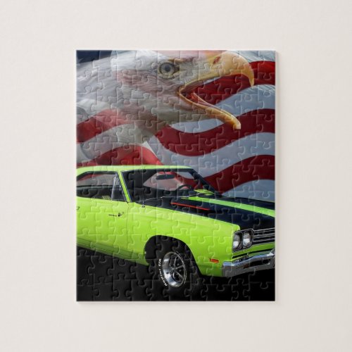 1969 Plymouth Road Runner Tribute Jigsaw Puzzle