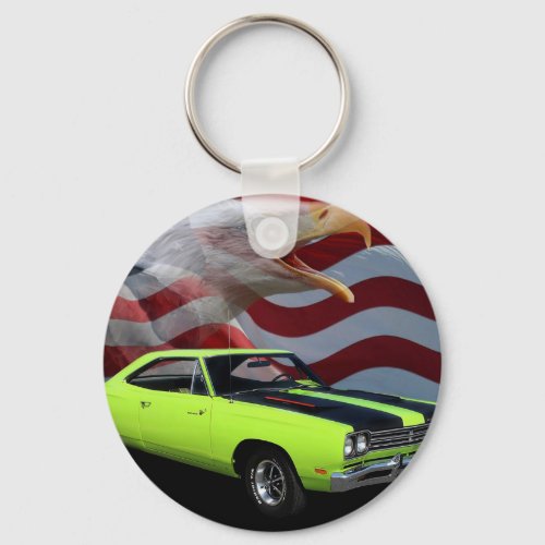 1969 Plymouth Road Runner Tribute Keychain