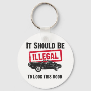 1969 Pontiac Firebird Keychain