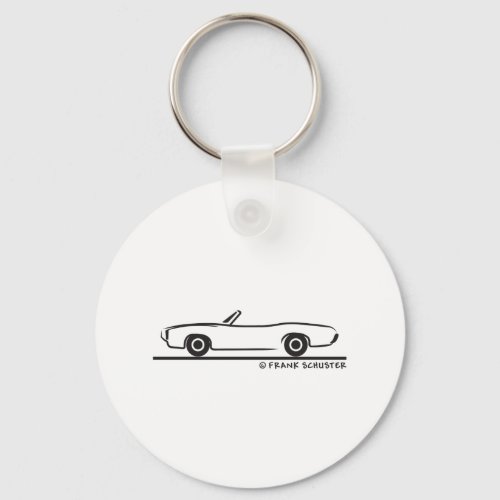 1969 Pontiac GTO Convertible Keychain