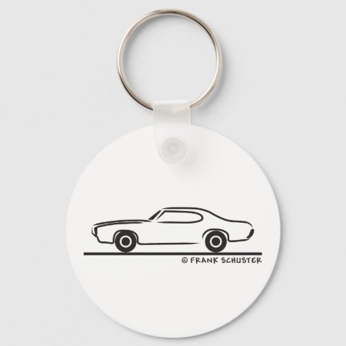1969 Pontiac GTO Coupe Keychain