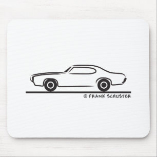 1969 Pontiac GTO Coupe Mouse Pad