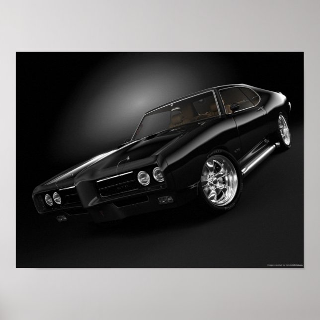 1969 pontiac gto"The judge" - Customized Poster (Front)