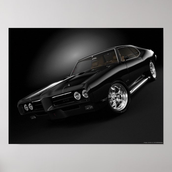 1969 pontiac gto"The judge"   Customized Print