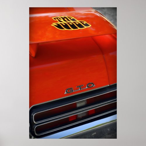 1969 Pontiac GTO The Judge Poster