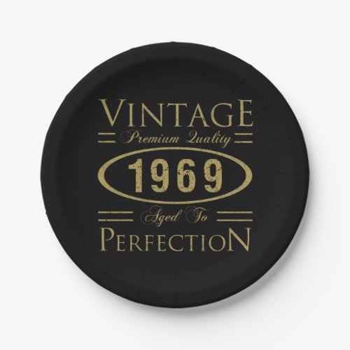 1969 Premium Quality Paper Plates