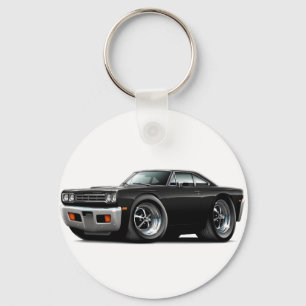 1969 Roadrunner Black Car Keychain