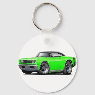 1969 Super Bee Lime-Black Keychain