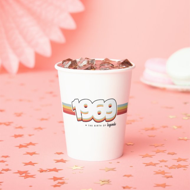 1969 The birth of legends Paper Cups (Insitu)