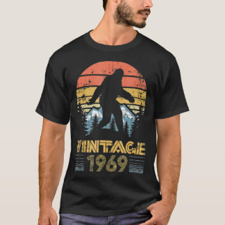1969 Vintage 50th Birthday Gift Funny Bigfoot T-Shirt