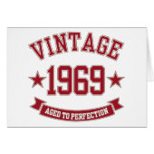 1969 Vintage Aged To Perfection (Front Horizontal)