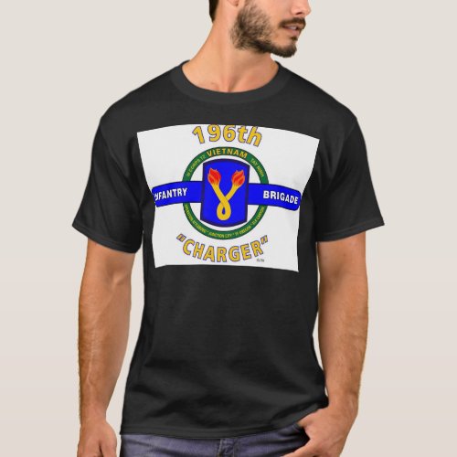 196TH INFANTRY BRIGADE CHARGER VIETNAM T_Shirt