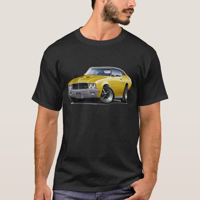 1970-72 Buick GS Yellow Black Top Car (Front)