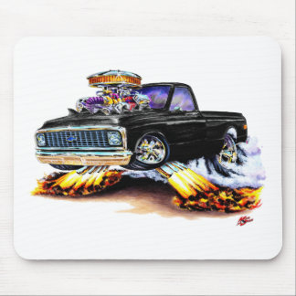 1970-72 Chevy C10 Black Longbed Mouse Pad
