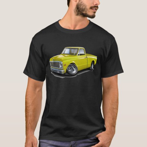 1970_72 Chevy C10 Yellow Truck T_Shirt