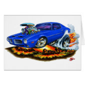 1970-72 Firebird Blue Car (Front Horizontal)
