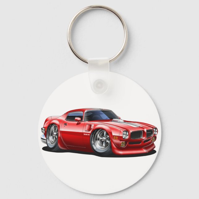1970/72 Trans Am Red Car Keychain (Front)