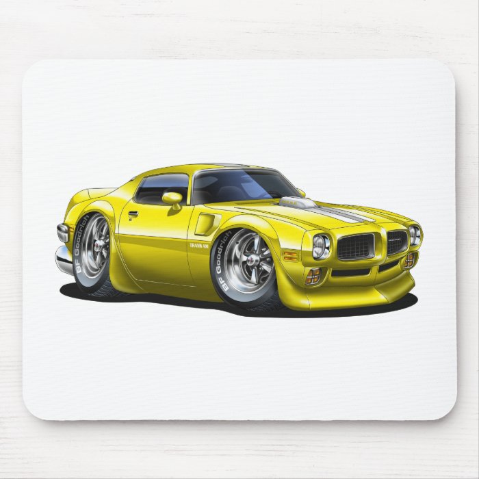 1970/72 Trans Am Yellow Car Mousepads