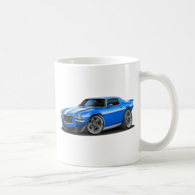 1970-73 Camaro Blu/Wht Car Coffee Mug (Right)